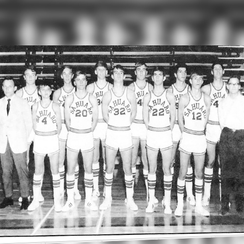 1970 Men’s Basketball Team and Coaches Sahuaro High School Cougar Foundation